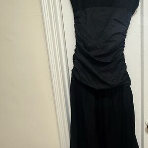 ASOS Black Strapless Dress